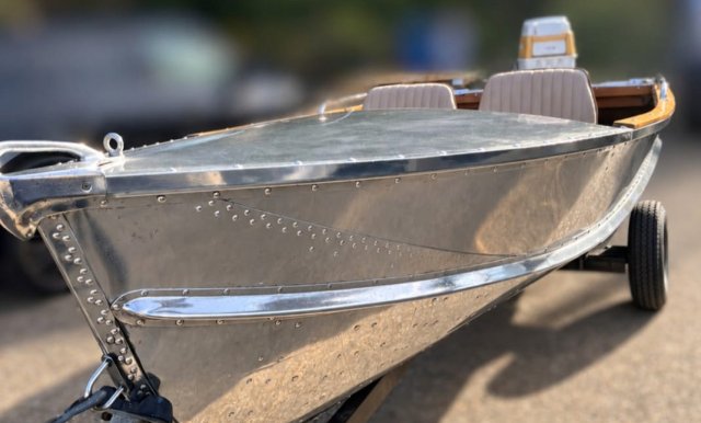 Polished Aluminium Boat
