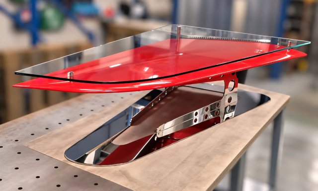 Polished Table Red Arrows Wing